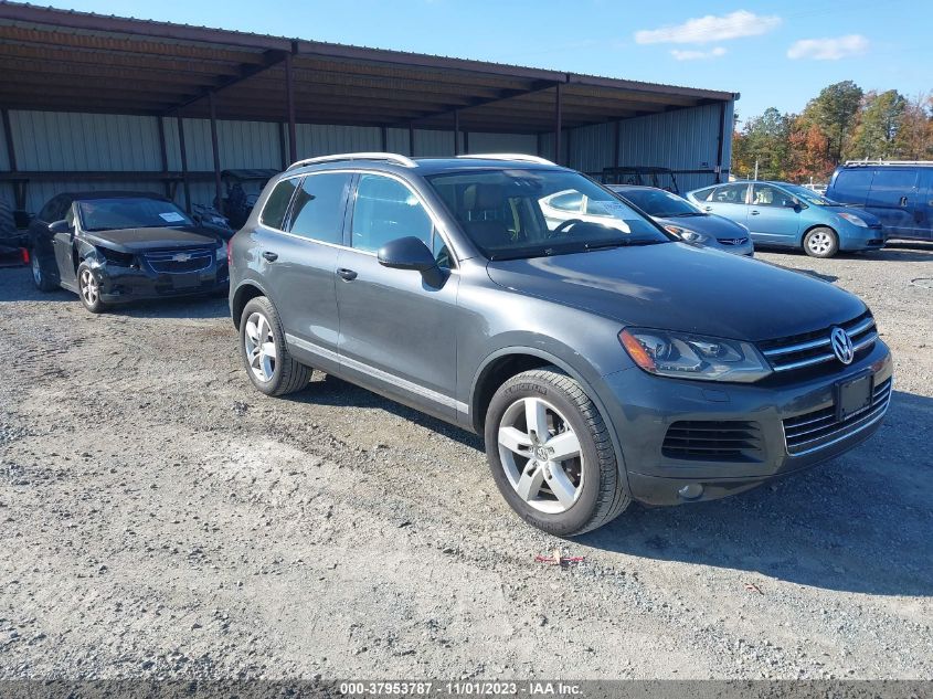 2013 Volkswagen Touareg Lux VIN: WVGEF9BPXDD001041 Lot: 37953787