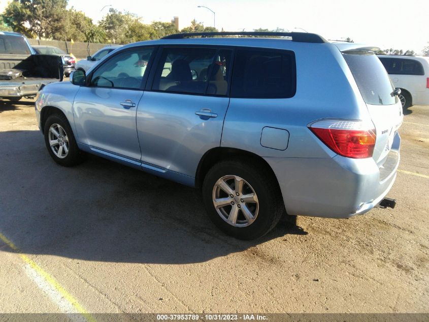 2008 Toyota Highlander Base VIN: JTEES41A182069256 Lot: 37953789