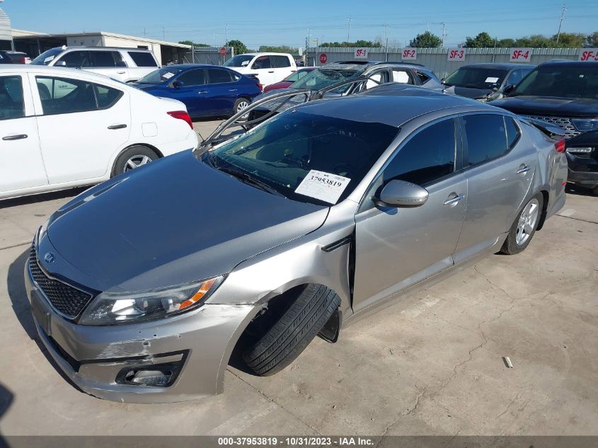 2015 Kia Optima Lx VIN: 5XXGM4A76FG361598 Lot: 37953819