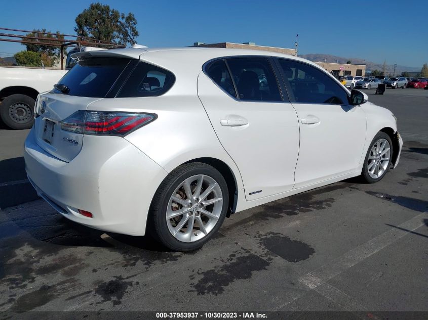 2011 Lexus Ct 200H VIN: JTHKD5BH4B2013644 Lot: 37953937