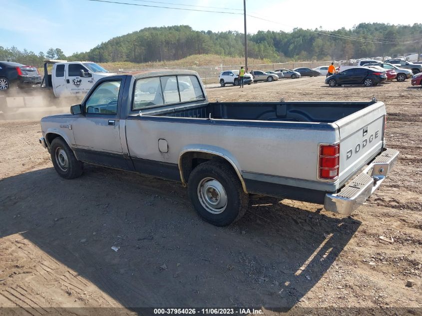 1987 Dodge Dakota VIN: 1B7FN14MXHS422923 Lot: 37954026