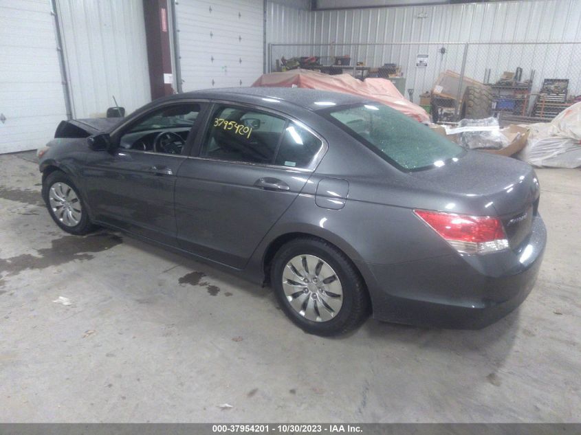 2010 Honda Accord 2.4 Lx VIN: 1HGCP2F35AA140323 Lot: 37954201