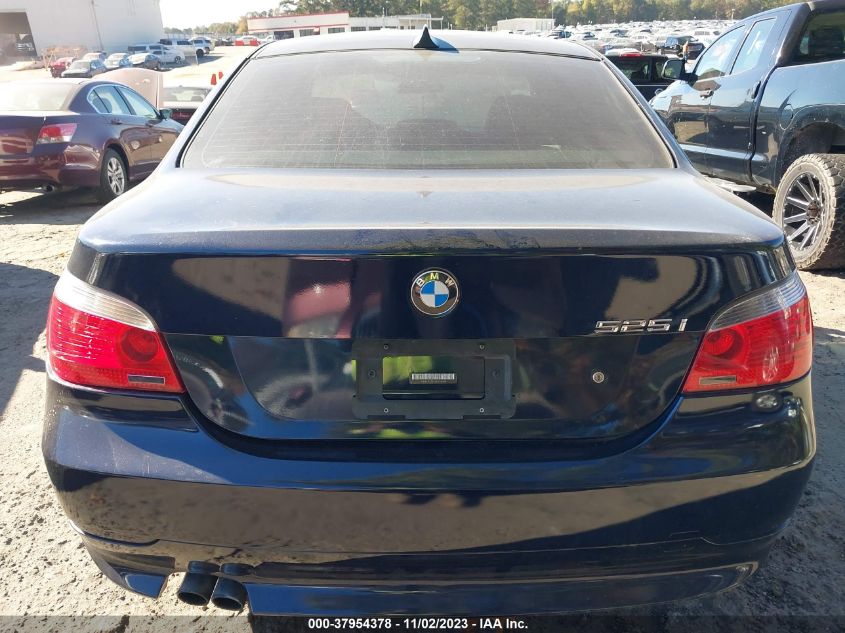 2006 BMW 5 Series 525I VIN: WBANE53546CK84460 Lot: 37954378