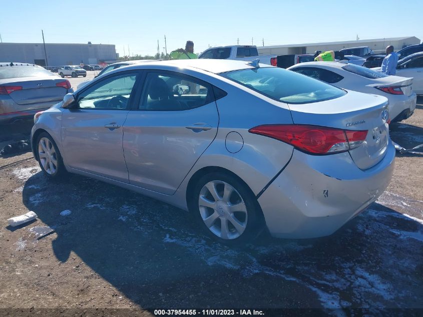 2013 Hyundai Elantra Limited Pzev VIN: 5NPDH4AE4DH171032 Lot: 37954455