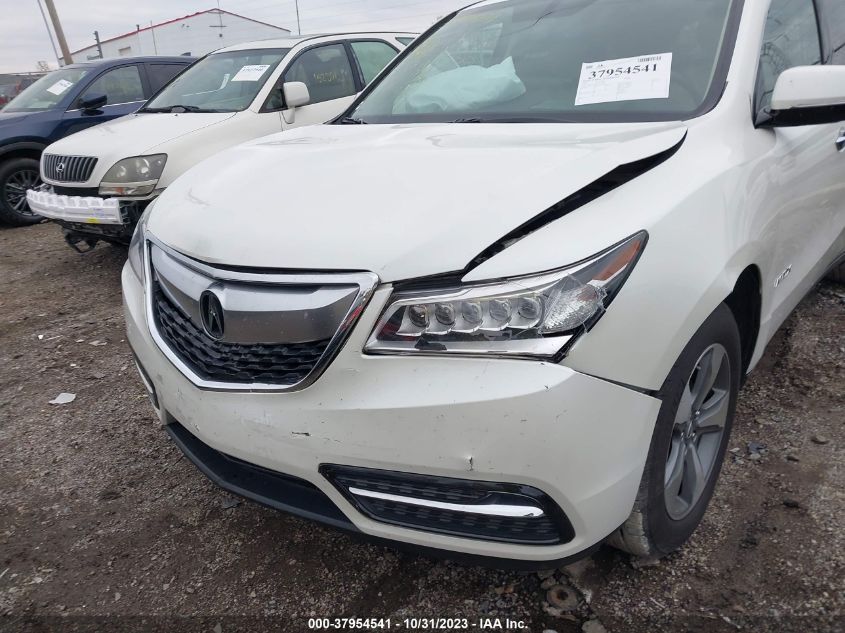 2015 Acura Mdx VIN: 5FRYD4H24FB012990 Lot: 37954541