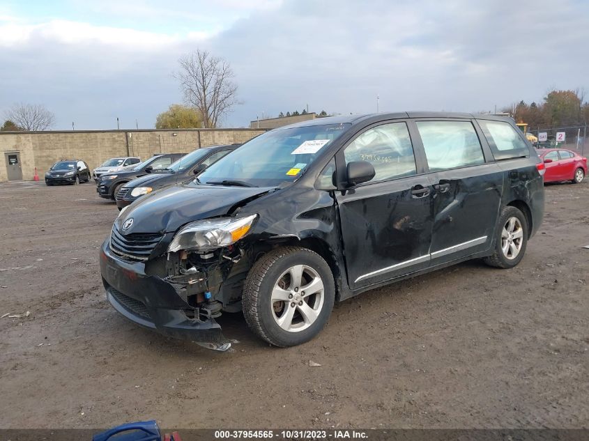 2014 Toyota Sienna L V6 7 Passenger VIN: 5TDZK3DC3ES490736 Lot: 37954565