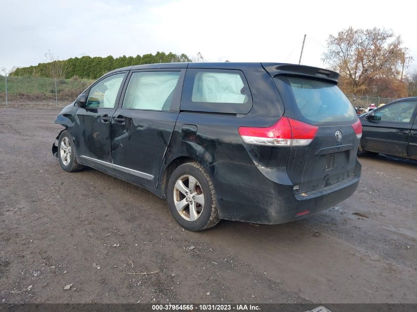 2014 Toyota Sienna L V6 7 Passenger VIN: 5TDZK3DC3ES490736 Lot: 37954565