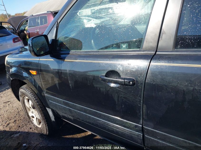 2007 Honda Pilot Ex VIN: 5FNYF18467B030081 Lot: 37954626