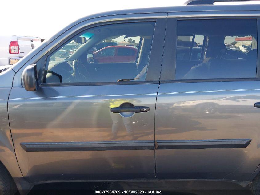 2011 Honda Pilot Lx VIN: 5FNYF3H23BB004234 Lot: 37954709