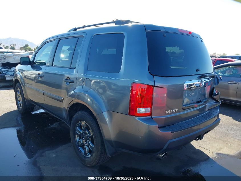 2011 Honda Pilot Lx VIN: 5FNYF3H23BB004234 Lot: 37954709