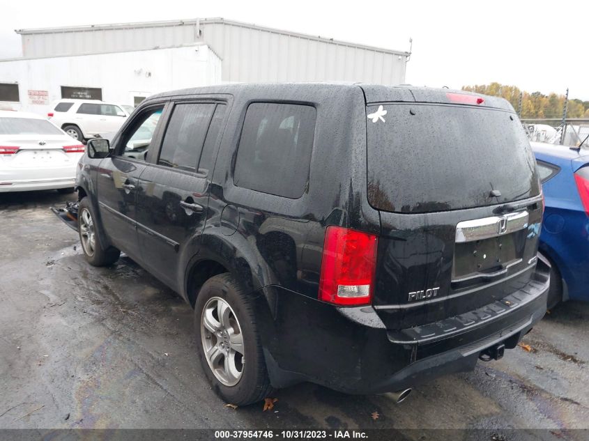 2014 Honda Pilot Ex-L VIN: 5FNYF4H51EB005726 Lot: 37954746