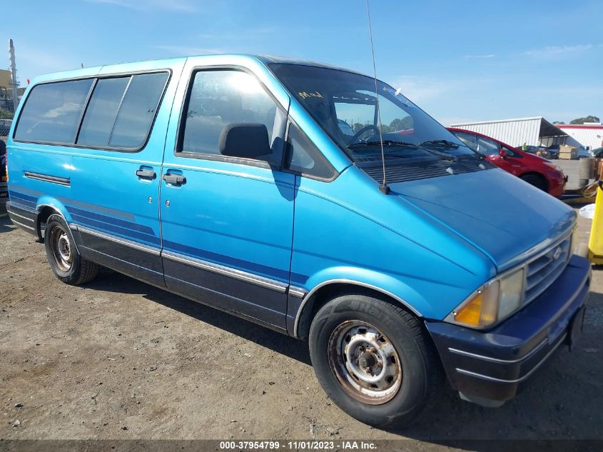 1993 Ford Aerostar VIN: 1FMDA31U3PZB62689 Lot: 37954799