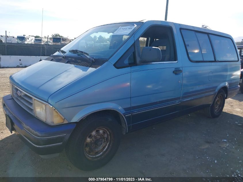 1993 Ford Aerostar VIN: 1FMDA31U3PZB62689 Lot: 37954799