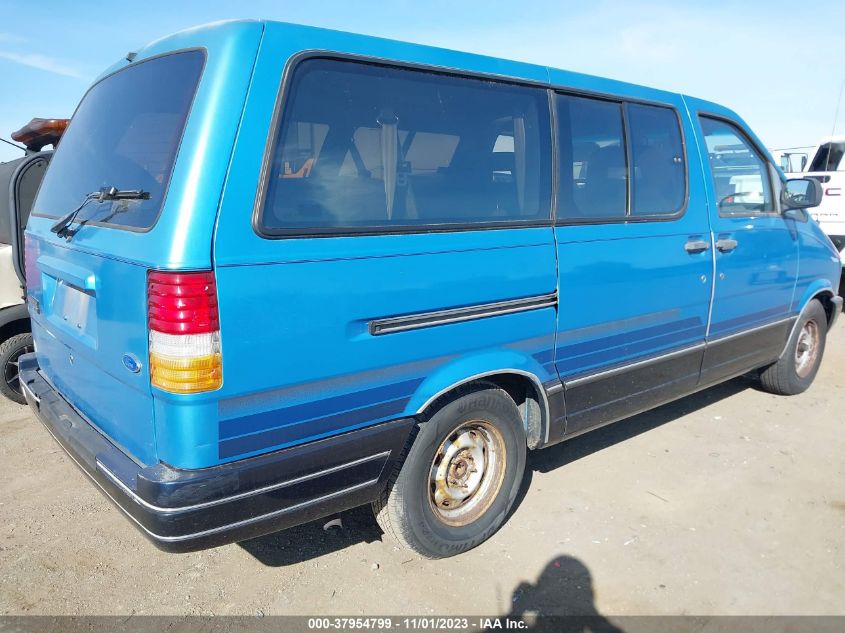 1993 Ford Aerostar VIN: 1FMDA31U3PZB62689 Lot: 37954799