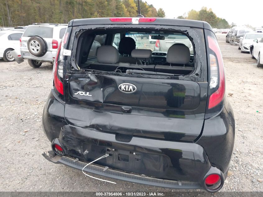 2016 Kia Soul + VIN: KNDJP3A59G7259843 Lot: 37954806