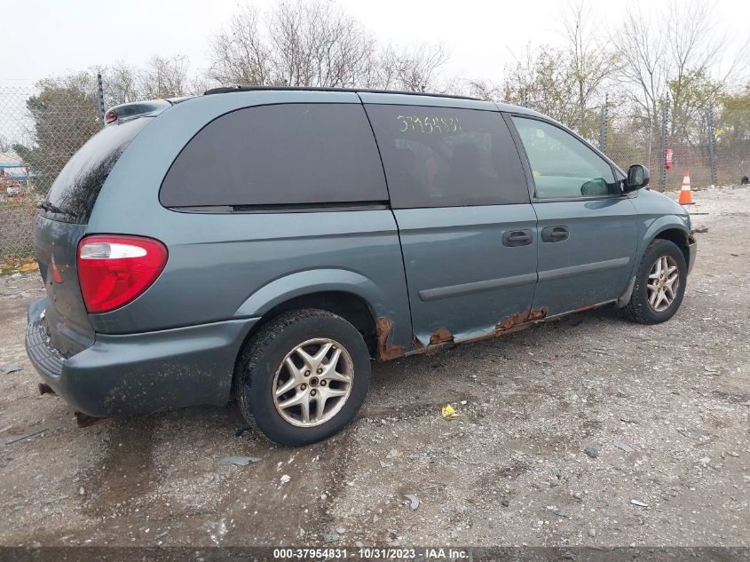 2006 Dodge Grand Caravan Se VIN: 1D4GP24R46B598852 Lot: 37954831