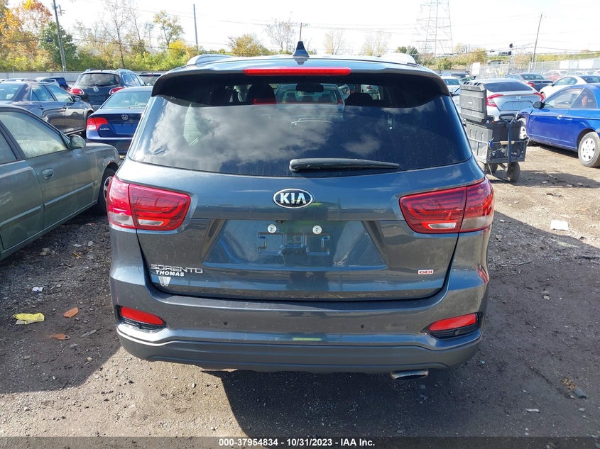 2019 Kia Sorento 2.4L Lx VIN: 5XYPG4A39KG605206 Lot: 37954834