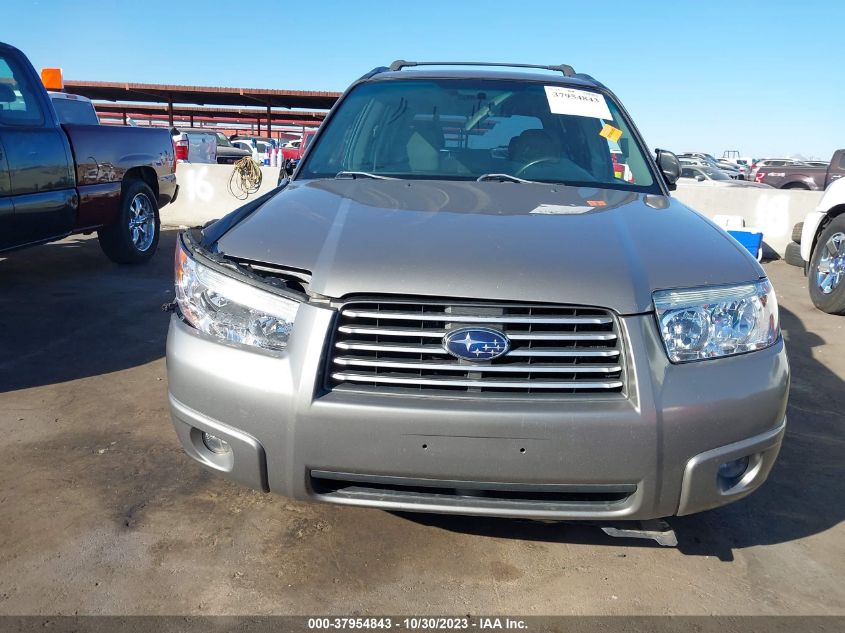 2006 Subaru Forester 2.5X VIN: JF1SG65636H729985 Lot: 37954843