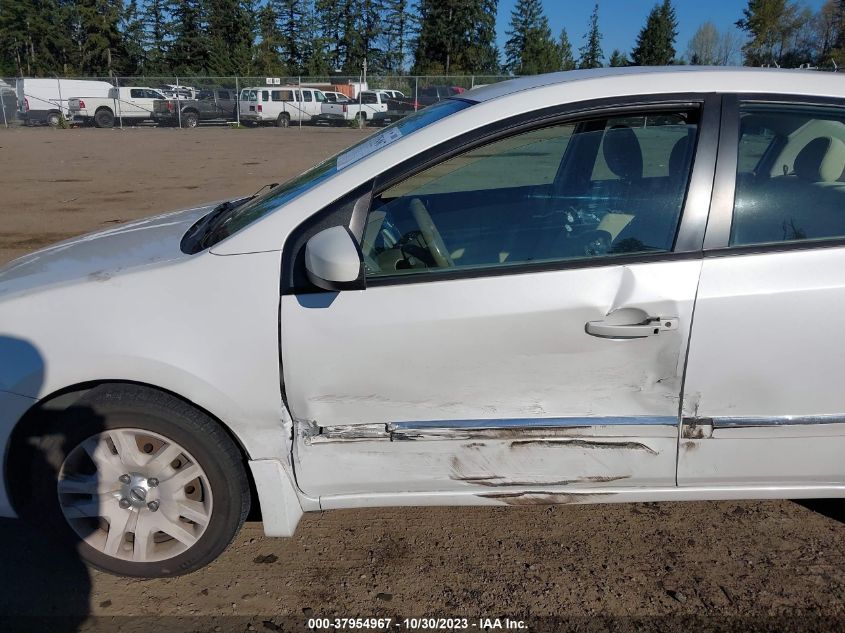 2010 Nissan Sentra 2.0 S VIN: 3N1AB6AP7AL677020 Lot: 37954967