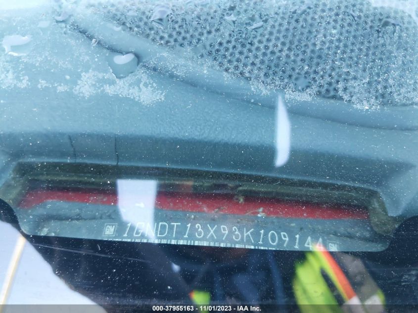 2003 Chevrolet Blazer Ls VIN: 2T3BFREVXDW046744 Lot: 37955163