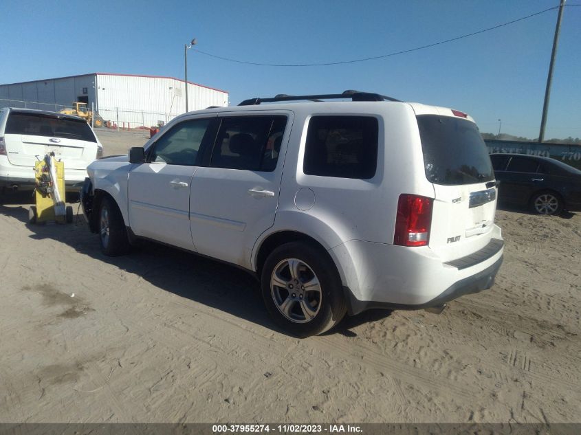 2012 Honda Pilot Ex-L VIN: 5FNYF3H5XCB028381 Lot: 37955274