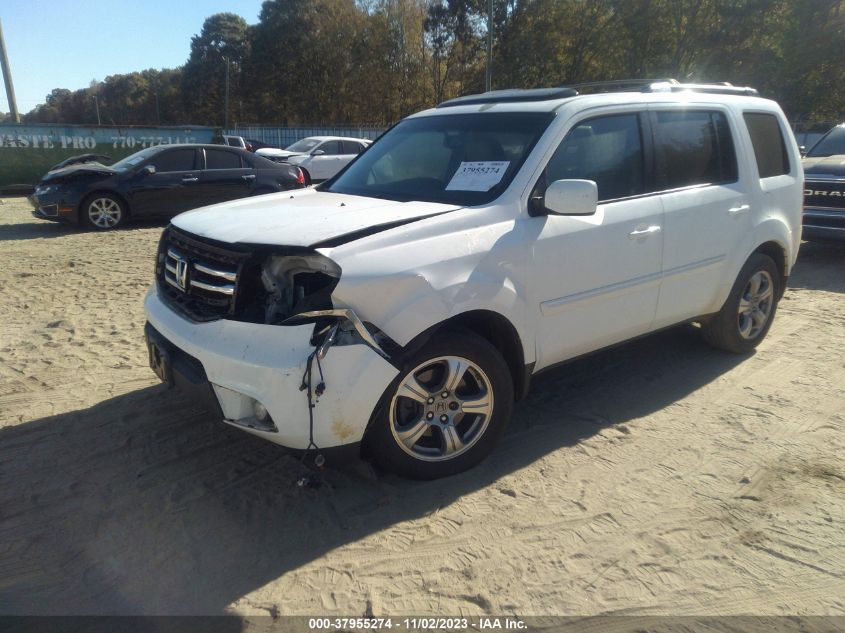 2012 Honda Pilot Ex-L VIN: 5FNYF3H5XCB028381 Lot: 37955274