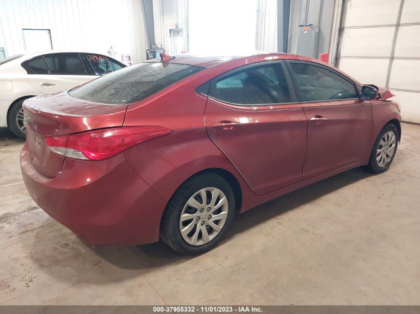 2013 Hyundai Elantra Gls VIN: 5NPDH4AE2DH203248 Lot: 37955332