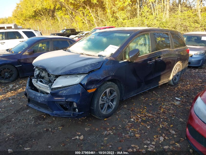 2019 Honda Odyssey Touring VIN: 5FNRL6H87KB069977 Lot: 37955461