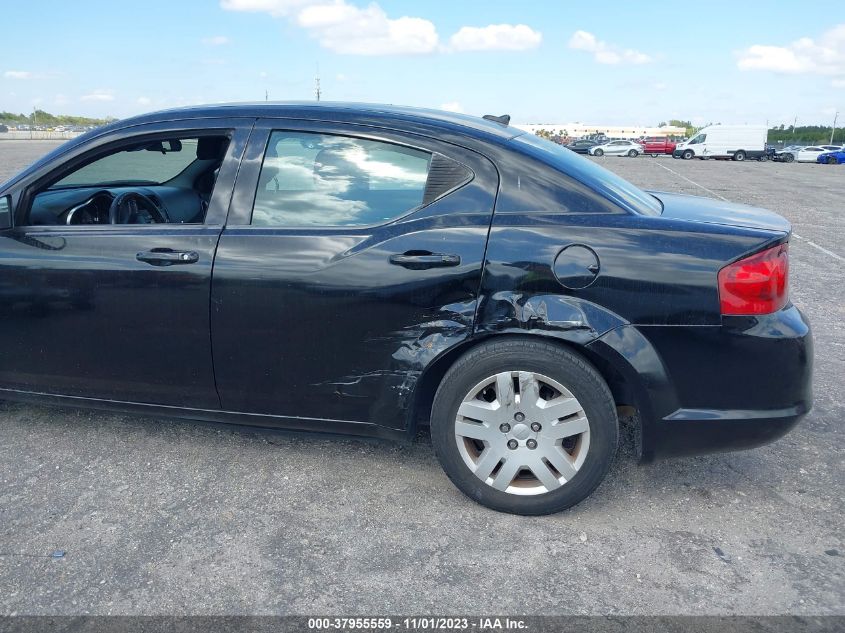 2012 Dodge Avenger Se VIN: 1C3CDZAB1CN198816 Lot: 37955559