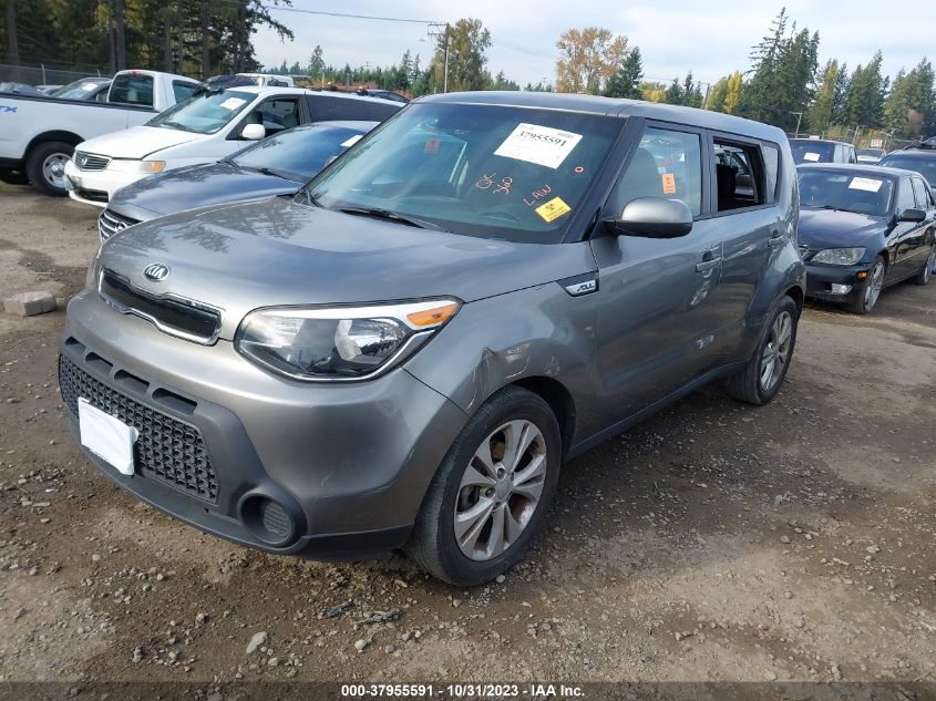 2015 Kia Soul + VIN: KNDJP3A55F7116497 Lot: 37955591