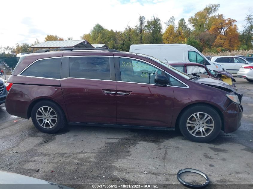 2011 Honda Odyssey Ex-L VIN: 5FNRL5H63BB016640 Lot: 37955612