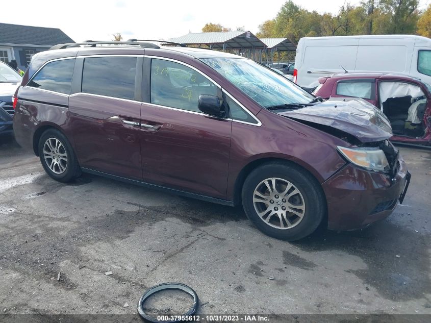 2011 Honda Odyssey Ex-L VIN: 5FNRL5H63BB016640 Lot: 37955612