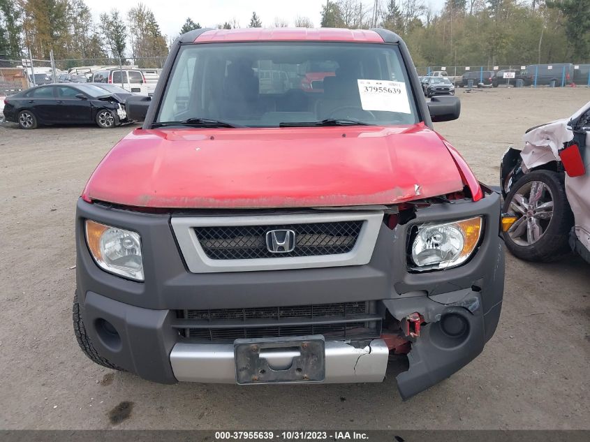 2005 Honda Element Ex VIN: 5J6YH286X5L002774 Lot: 37955639