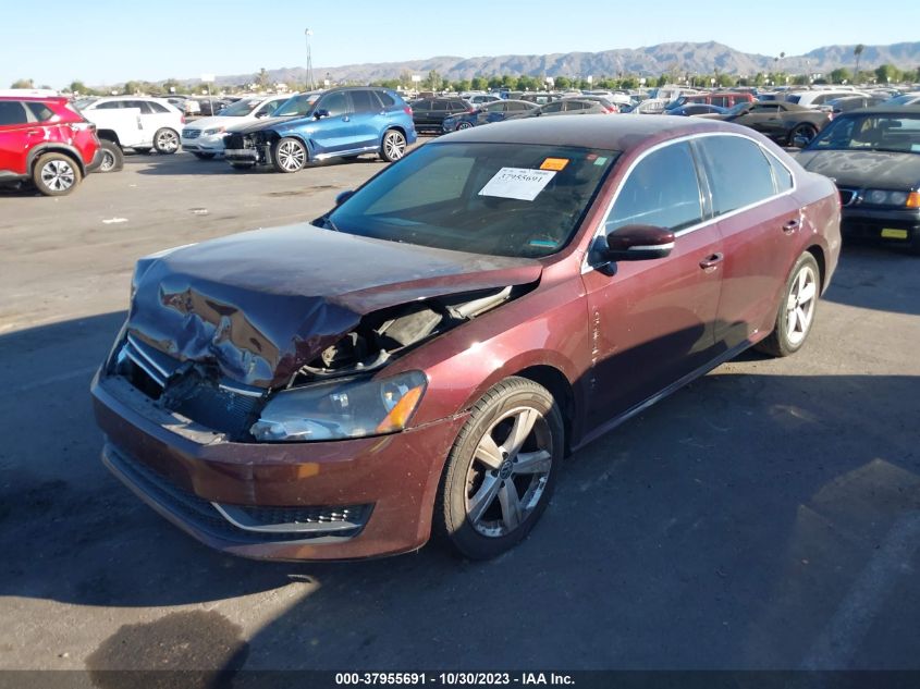 2013 Volkswagen Passat 2.5L Se VIN: 1VWBP7A3XDC057202 Lot: 37955691