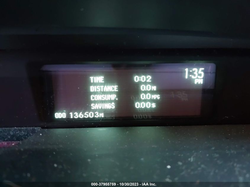 2013 Toyota Prius Three VIN: JTDKN3DU2D5575489 Lot: 37955759