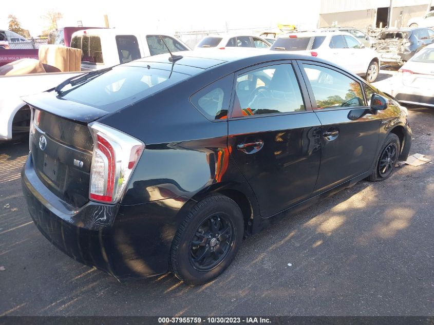 2013 Toyota Prius Three VIN: JTDKN3DU2D5575489 Lot: 37955759