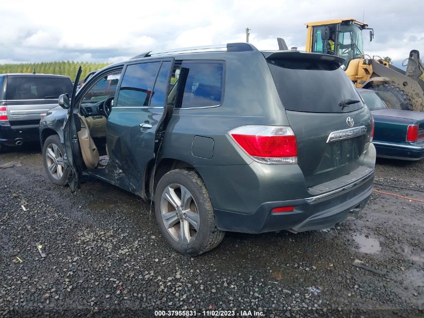 2012 Toyota Highlander Limited V6 VIN: 5TDDK3EHXCS161873 Lot: 37955831