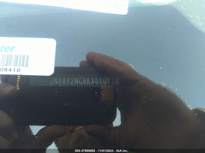 2019 Nissan Armada Sl VIN: JN8AY2NC8KX510719 Lot: 37955888