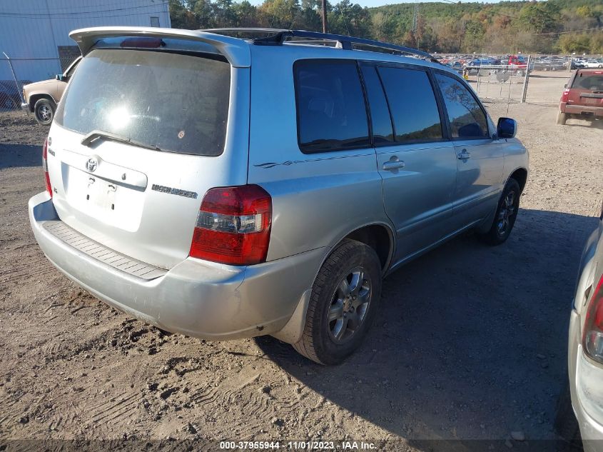 2007 Toyota Highlander VIN: JTEGP21A670138189 Lot: 37955944