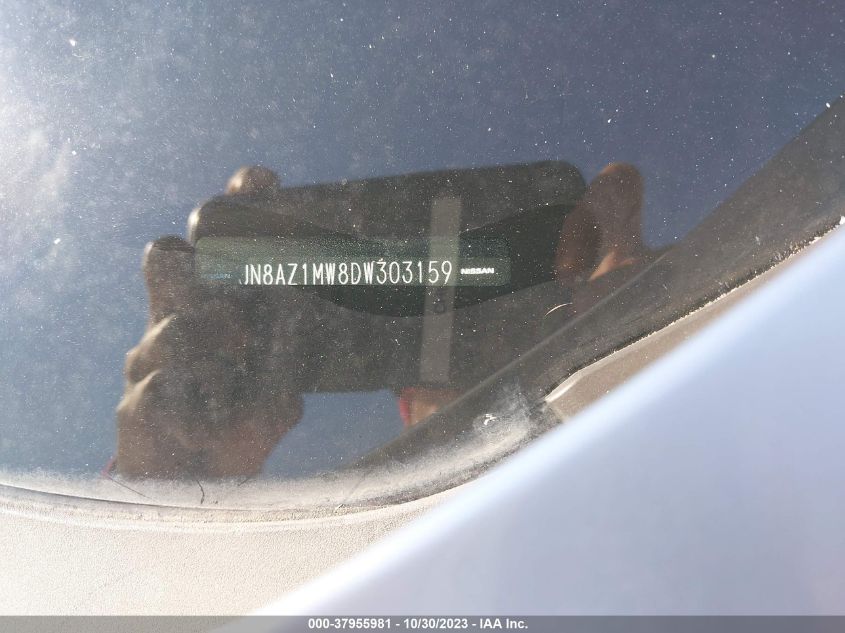 2013 Nissan Murano S VIN: JN8AZ1MW8DW303159 Lot: 37955981