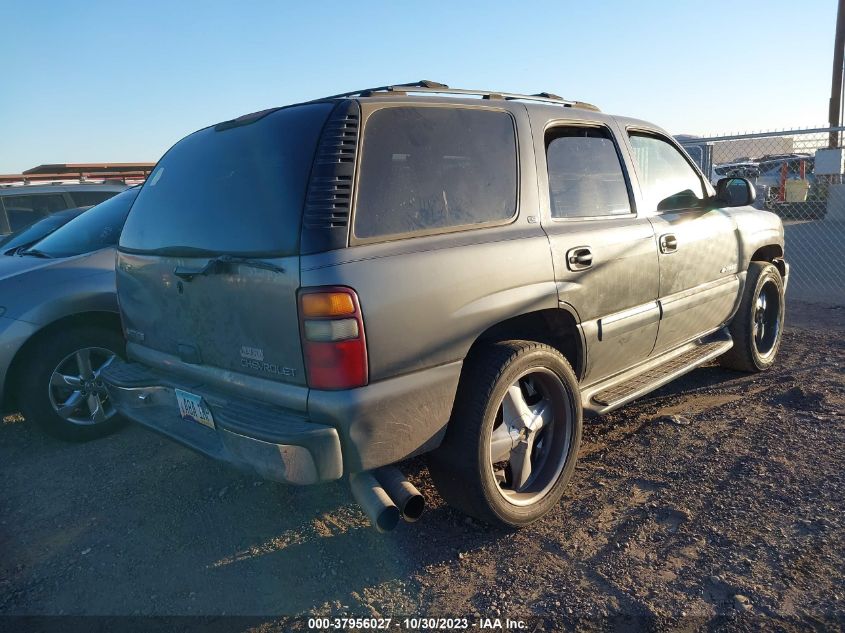 2002 Chevrolet Tahoe Ls VIN: 1GNEC13V92R143304 Lot: 37956027