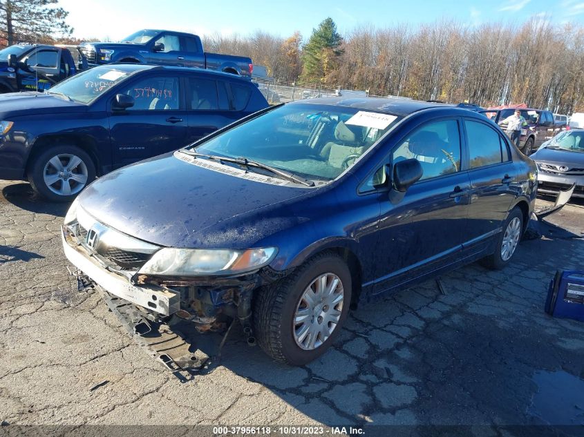 2010 Honda Civic Vp VIN: 2HGFA1F3XAH535477 Lot: 37956118