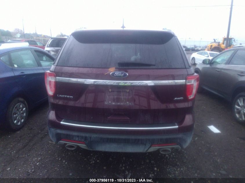 1FM5K8F8XKGA54195 2019 Ford Explorer Limited