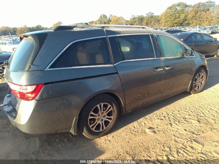 2011 Honda Odyssey Ex-L VIN: 5FNRL5H63BB009591 Lot: 37956154