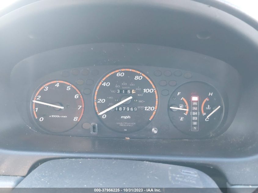 1998 Honda Cr-V Lx VIN: JHLRD2846WC000206 Lot: 37956225