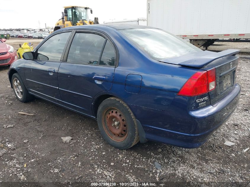 2005 Honda Civic Lx VIN: 2HGES16575H539275 Lot: 37956238