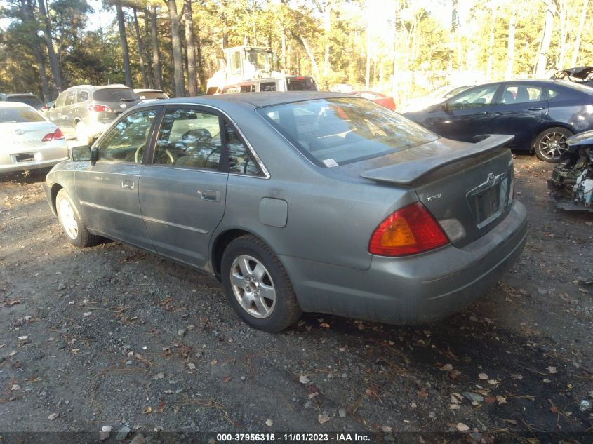 2002 Toyota Avalon Xl VIN: 4T1BF28B52U247613 Lot: 37956315