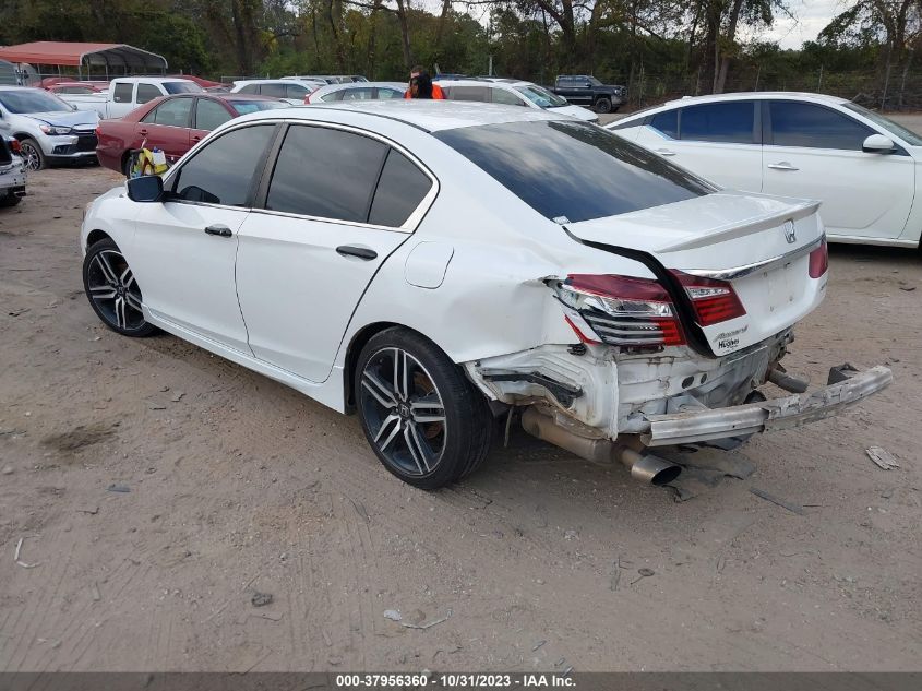 2017 Honda Accord Sport Se VIN: 1HGCR2F18HA030546 Lot: 37956360