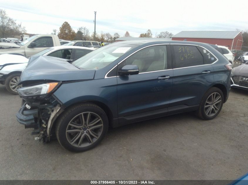 2019 Ford Edge Titanium VIN: 2FMPK4K93KBC44461 Lot: 37956405