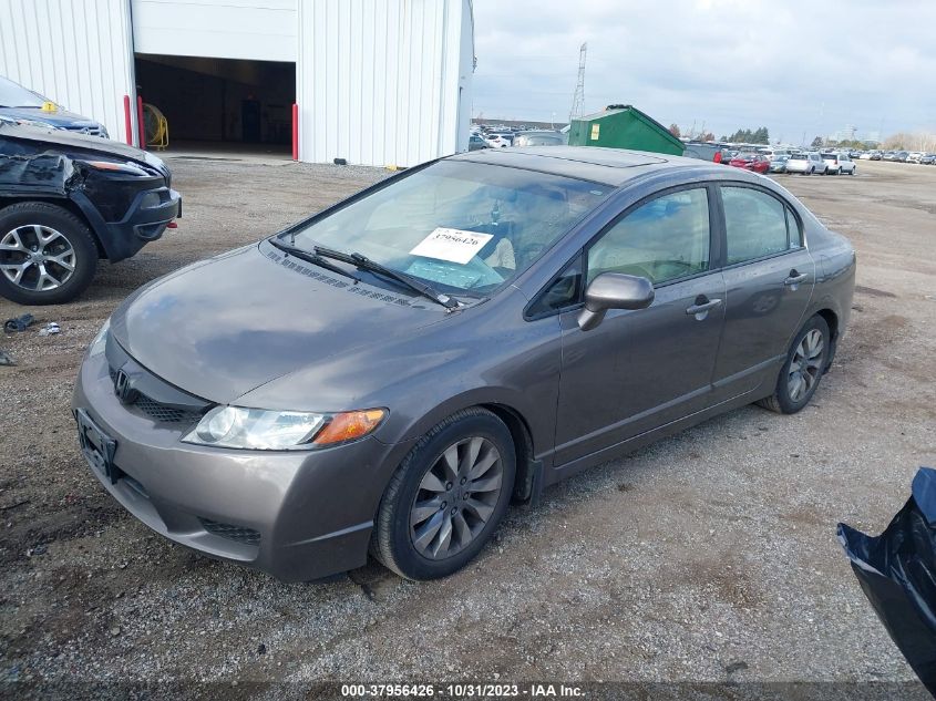 2009 Honda Civic Sdn Ex-L VIN: 1HGFA16919L003411 Lot: 37956426